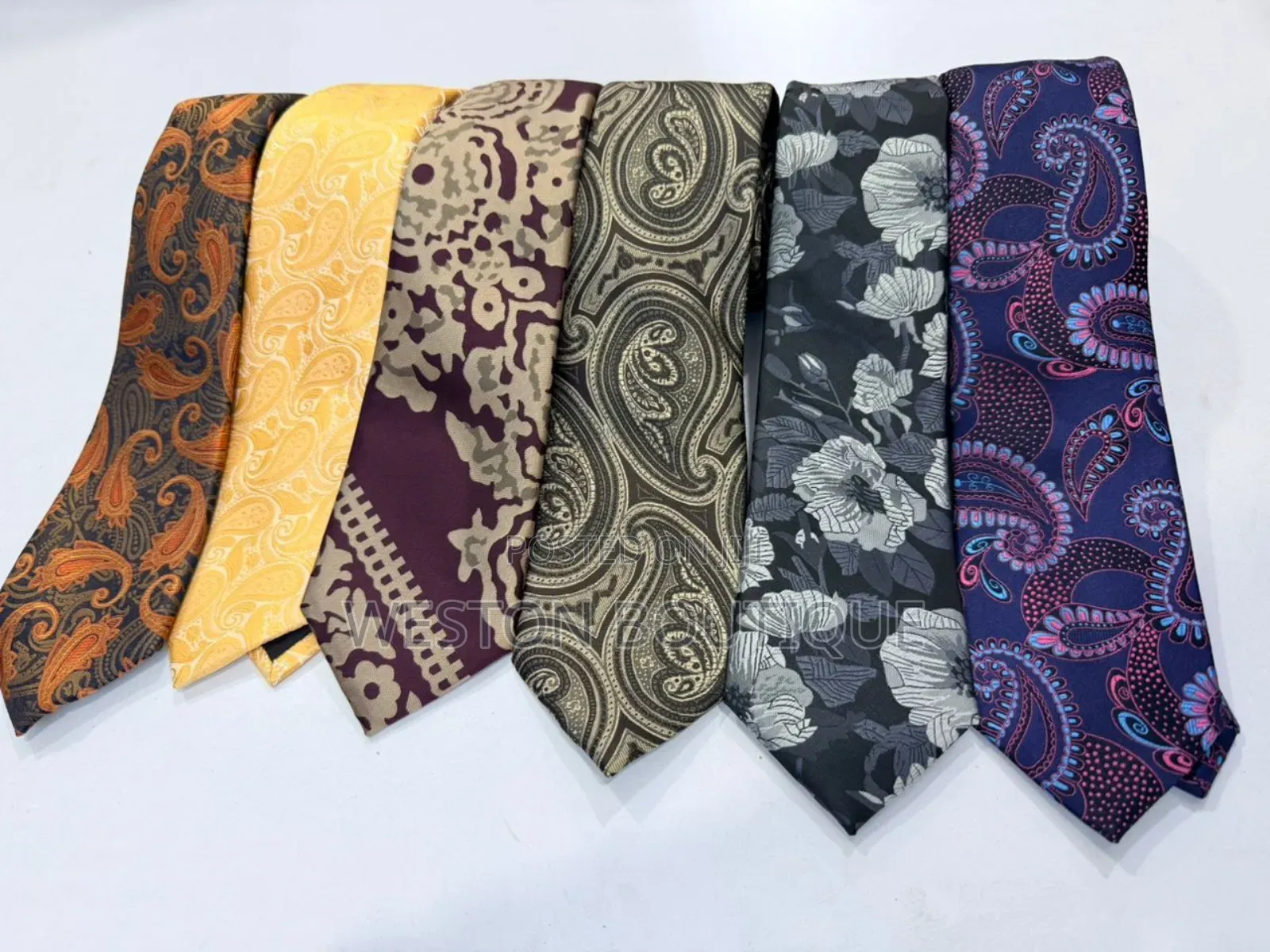 Unique Floral Men's Neck Ties