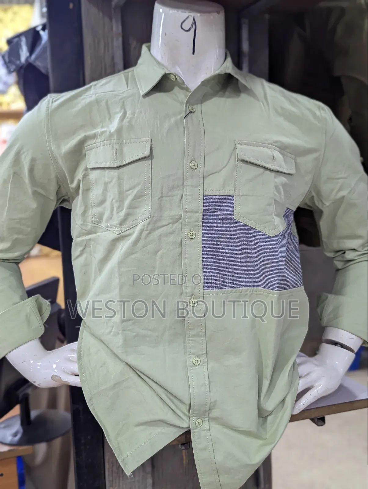 Men's Long Sleeve Cargo Shirts With All Sizes M to XXL