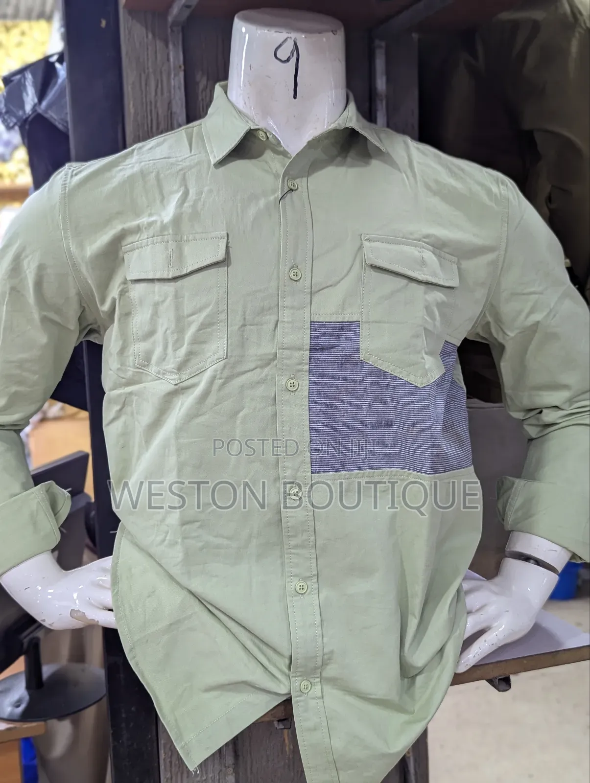 Men's Long Sleeve Cargo Shirts With All Sizes M to XXL