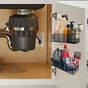 2 Pcs Kitchen Under Sink Storage And Organiser Shelf