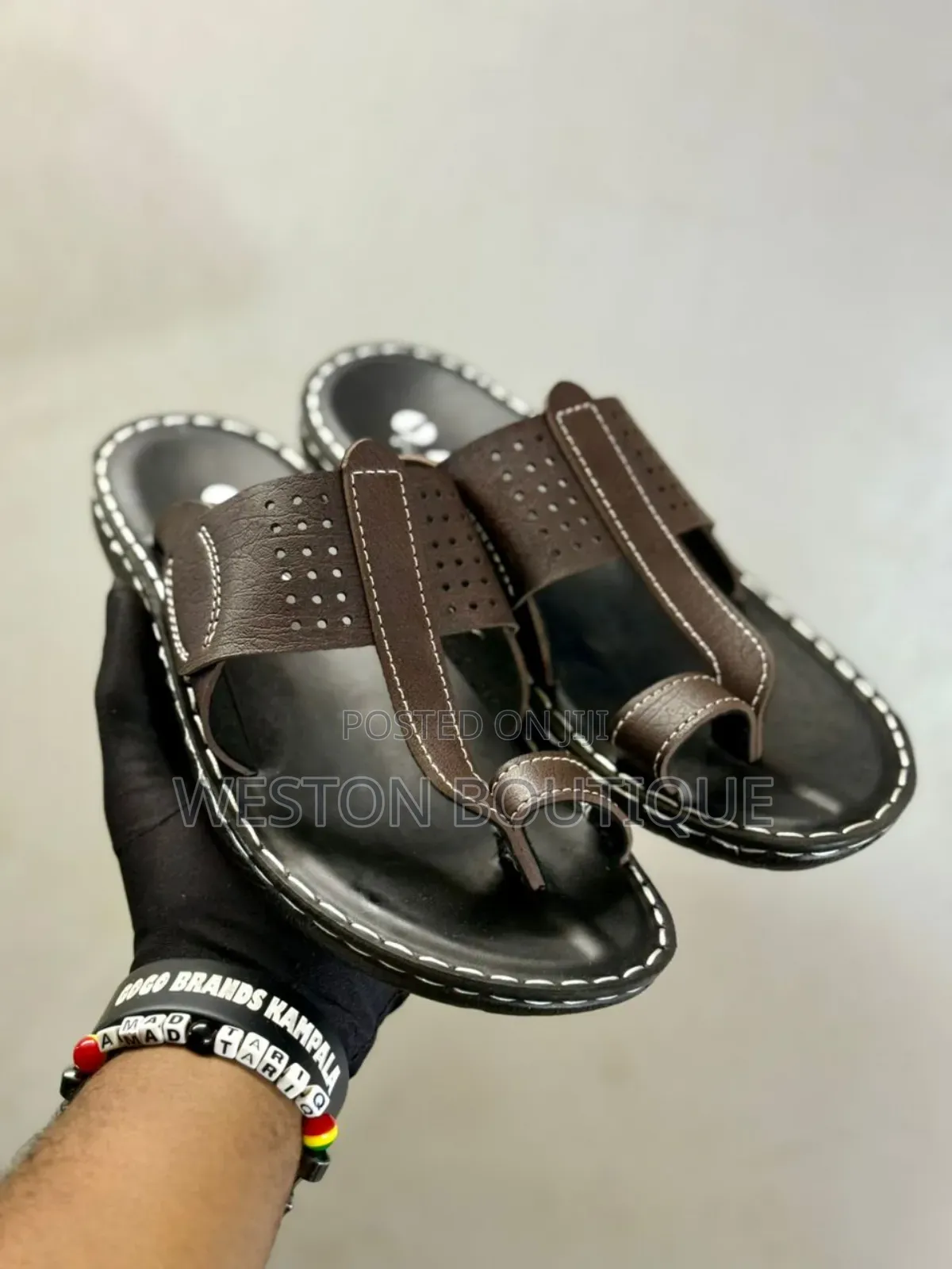 Fashion Men's Toe Strap Sandals Size 40 to 45