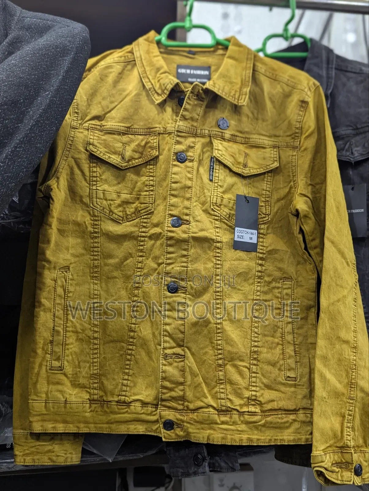 Original Men's Denim Non Fading Jackets Size M to XXL