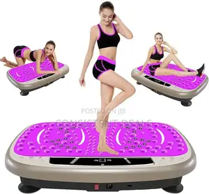 Ultra Slim Vibration Plate Exercise Machine, 3 Programs + 99 Levels