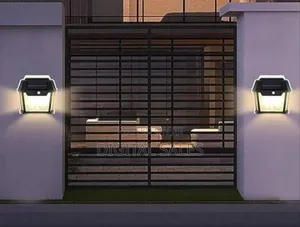 Efficient Solar-powered Outdoor Motion Sensor Wall Light - Multicolor
