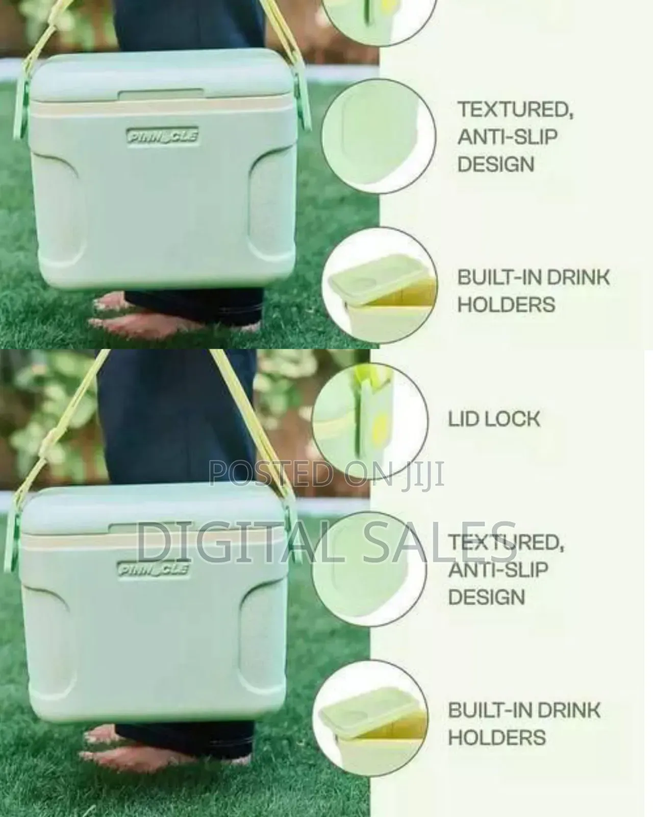 Stylish Portable Cooler With Adjustable Shoulder Strap (8l)