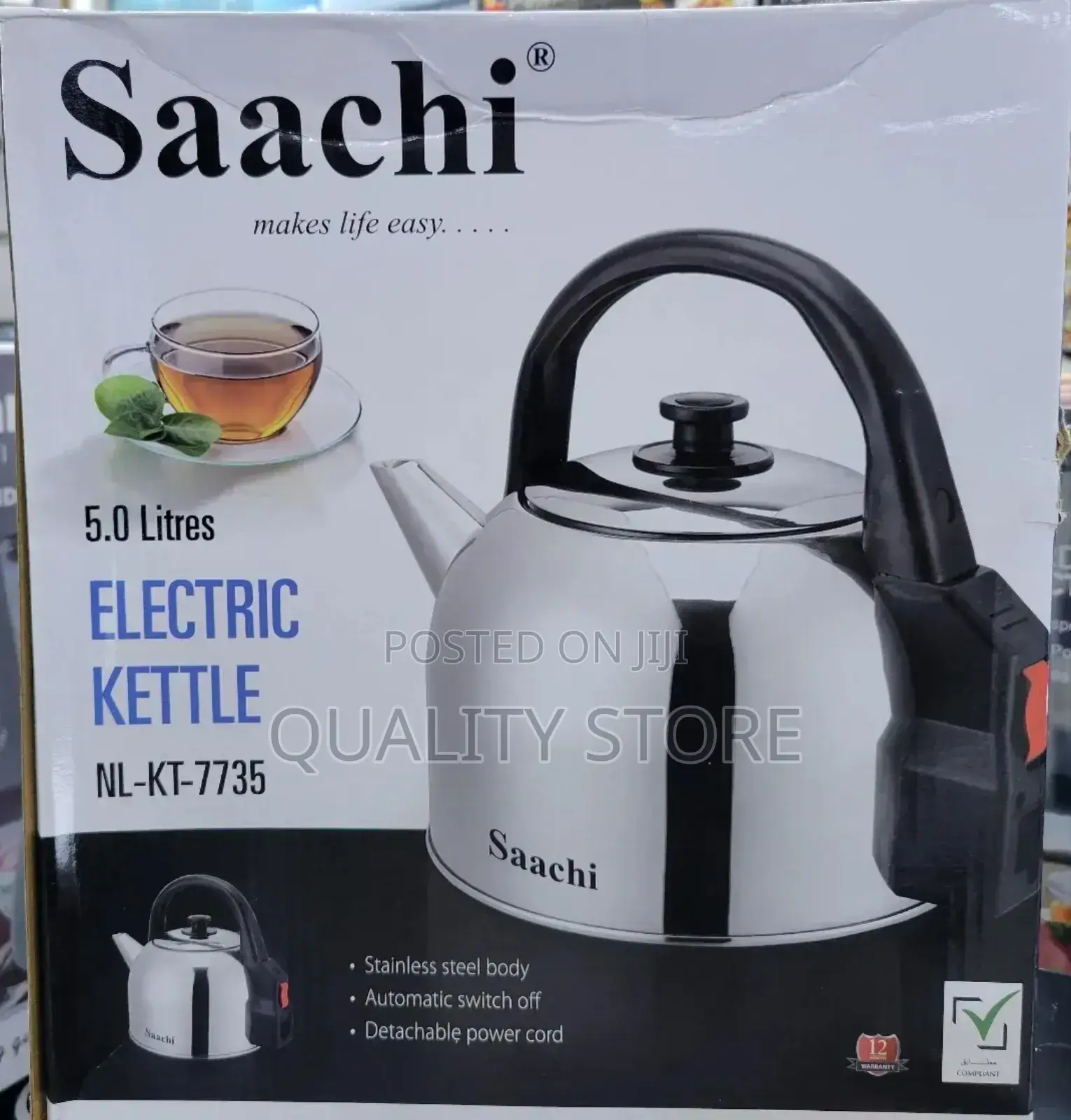 Saachi Electric Kettle 5l Nl-Kt-7735