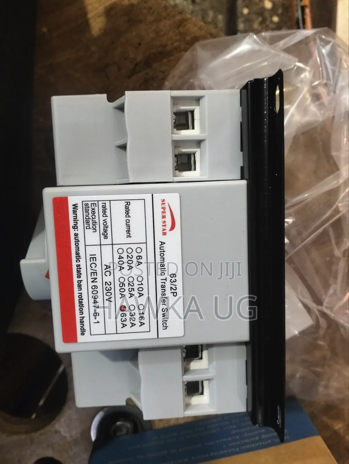 63a Change Over Switch 3 Phase