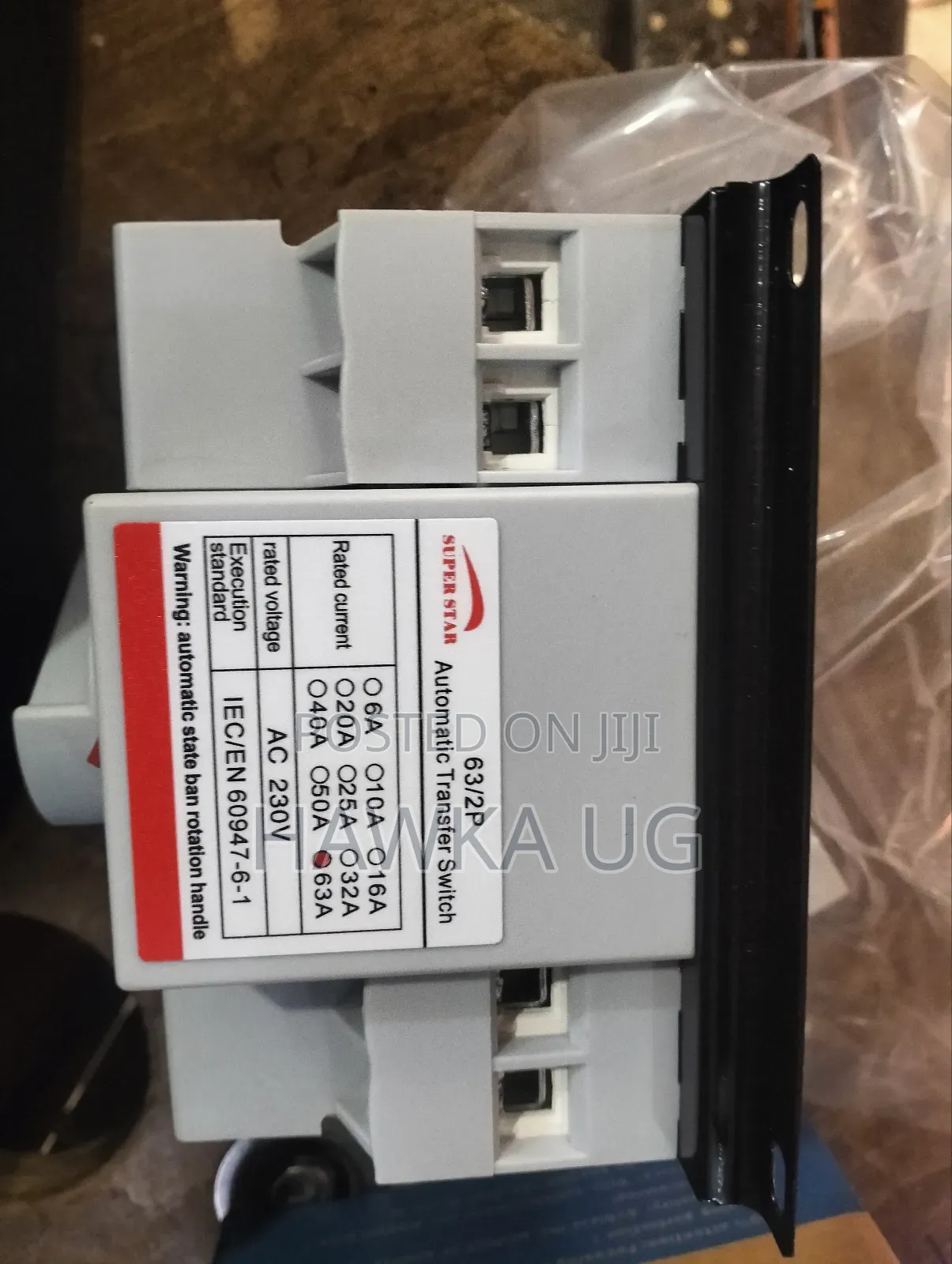 63a Change Over Switch 3 Phase