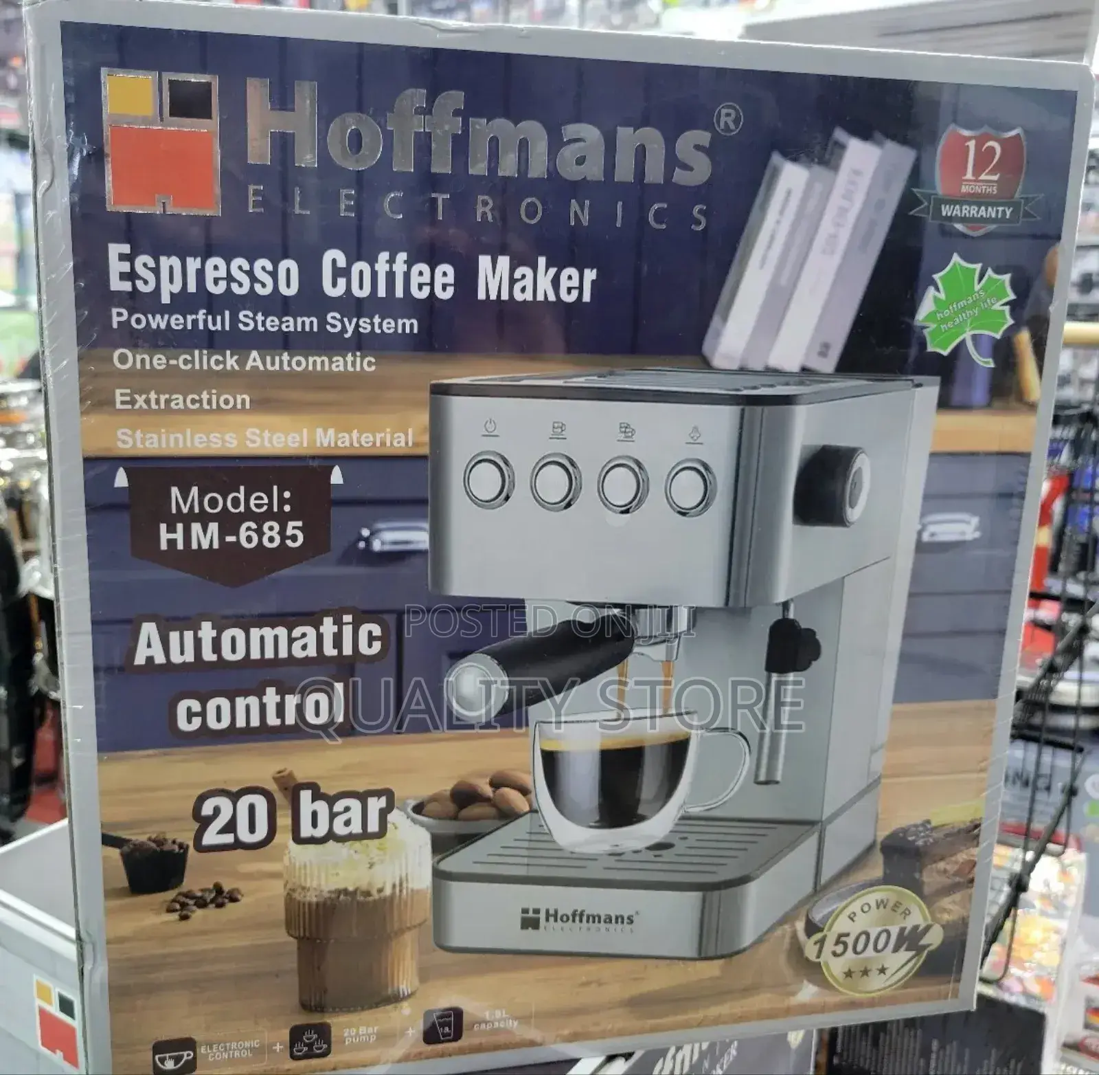 Hoffmans Espresso Coffee Maker
