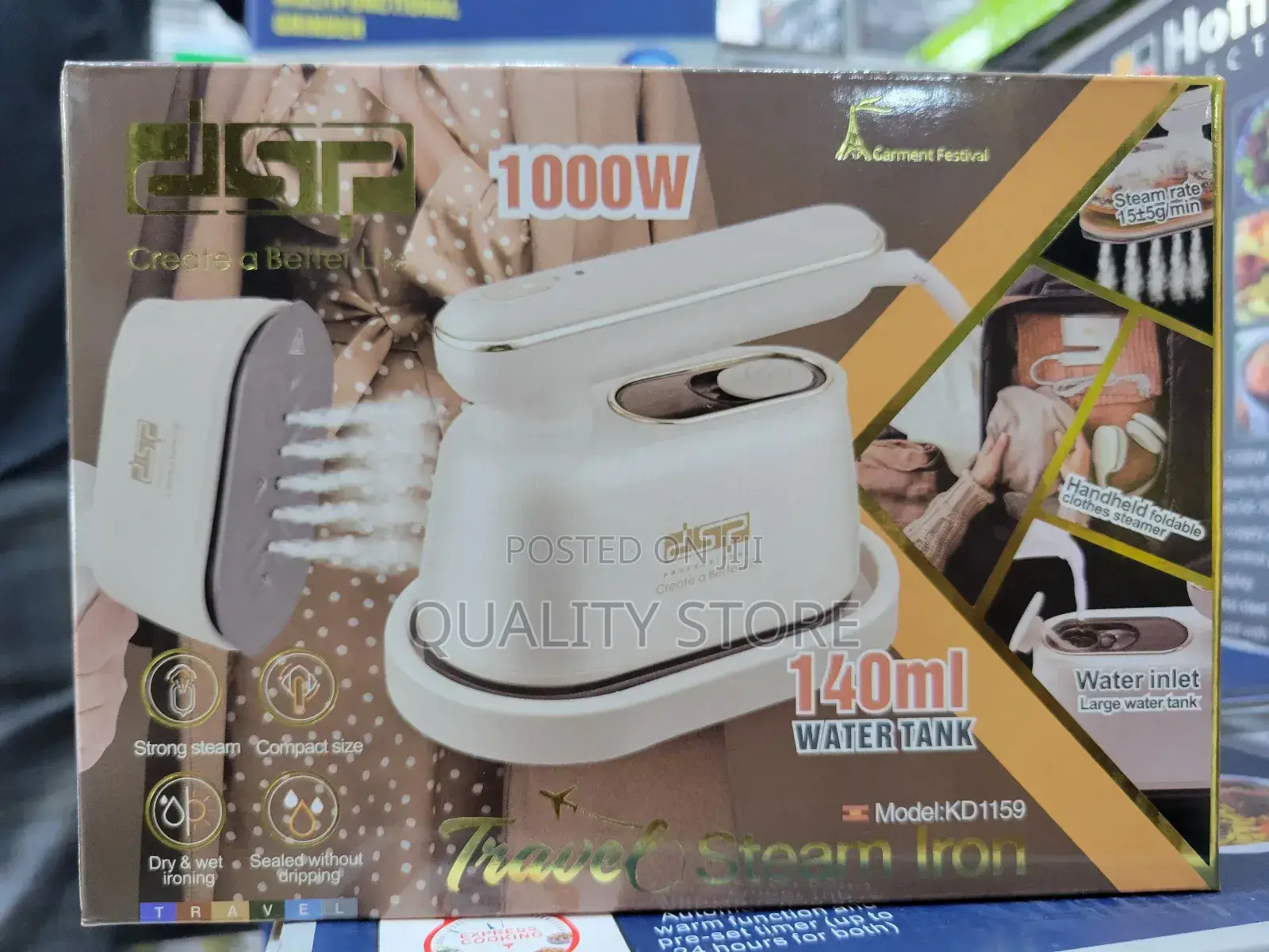 DSP Hand Held Steamer Iron Kd1159