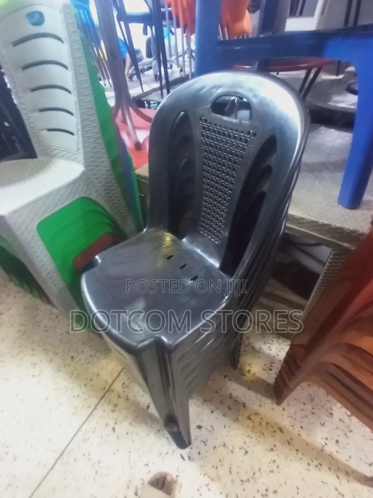 Stackable Plastic Armless Chair