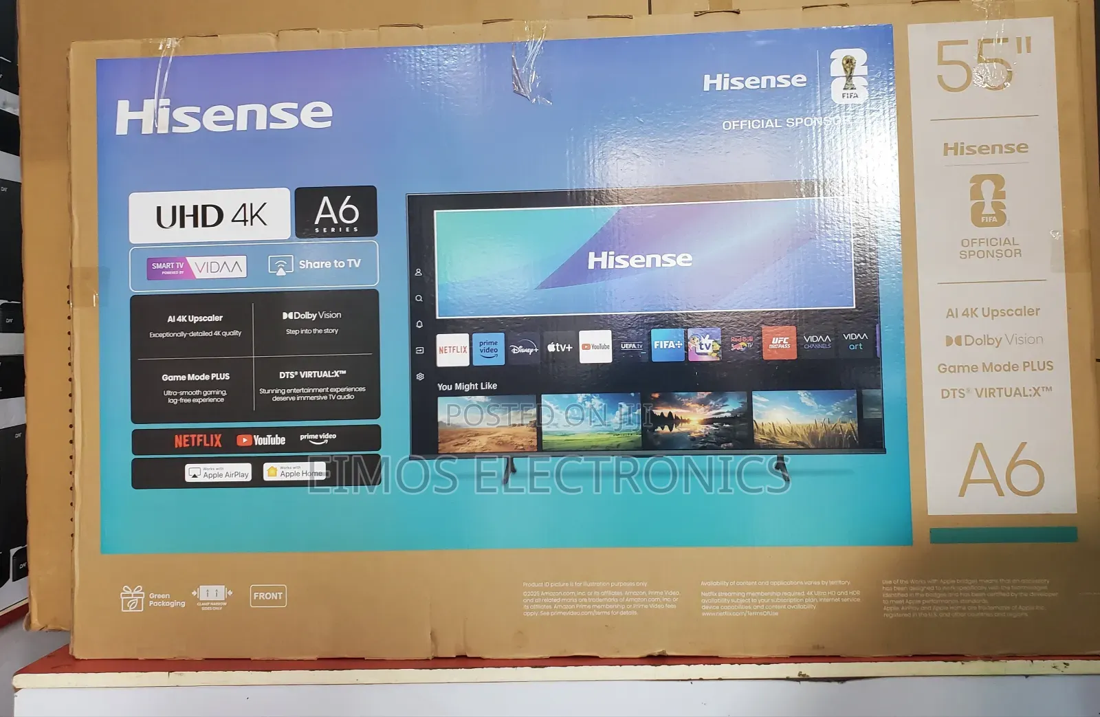 Big Screen Deal 55 Inches Hisense Smart Tv Set