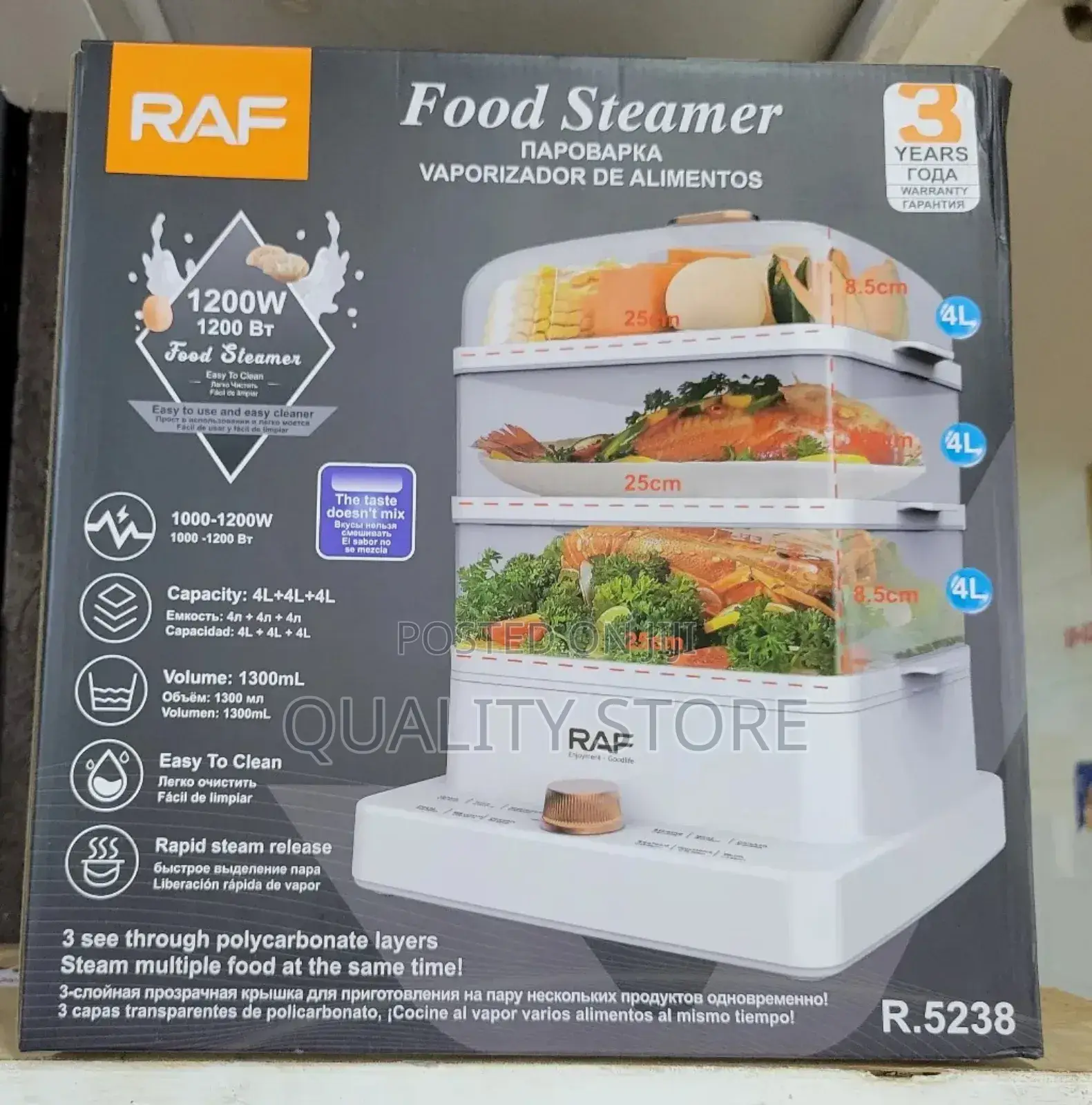 Raf Food Steamer R.5238
