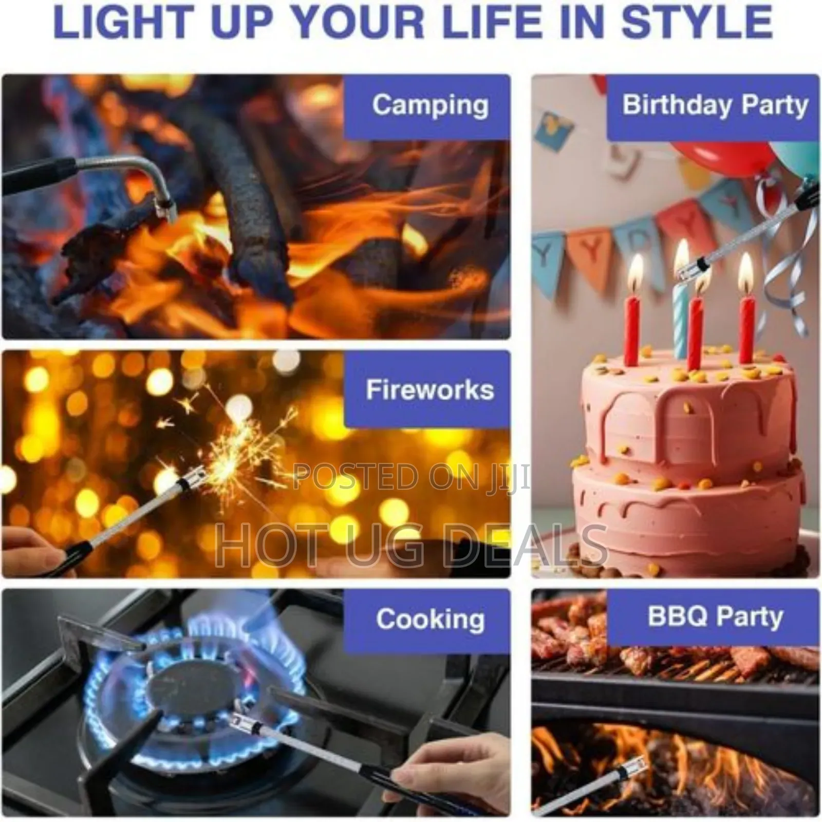 Electric Gas Lighter Rechargeable Plasma Arc Lighters For Stove,Bbq,