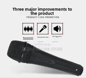High Quality Metallic Dynamic Vocals Microphone