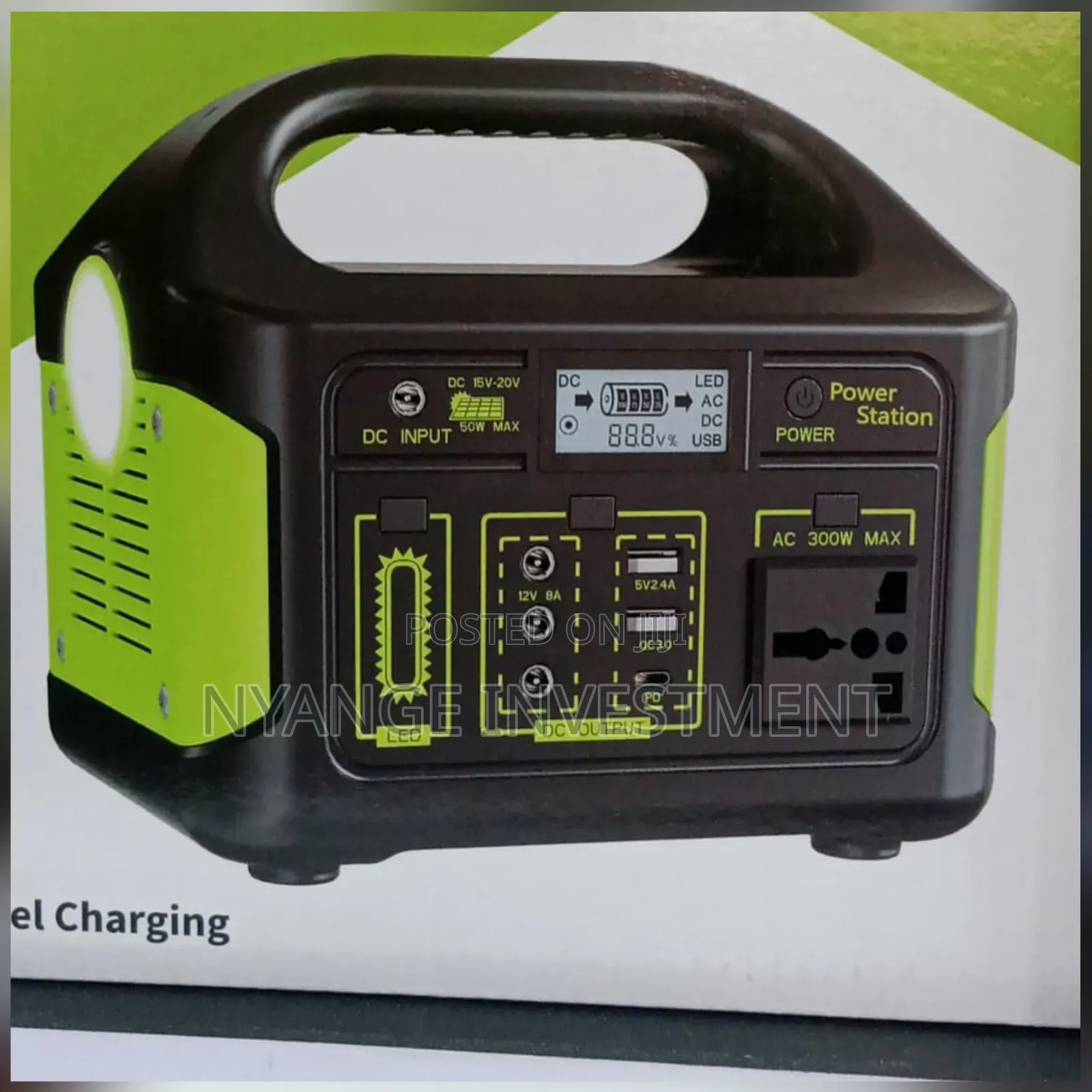 300w Portable Power Station. Universal Power Supply (Ups)