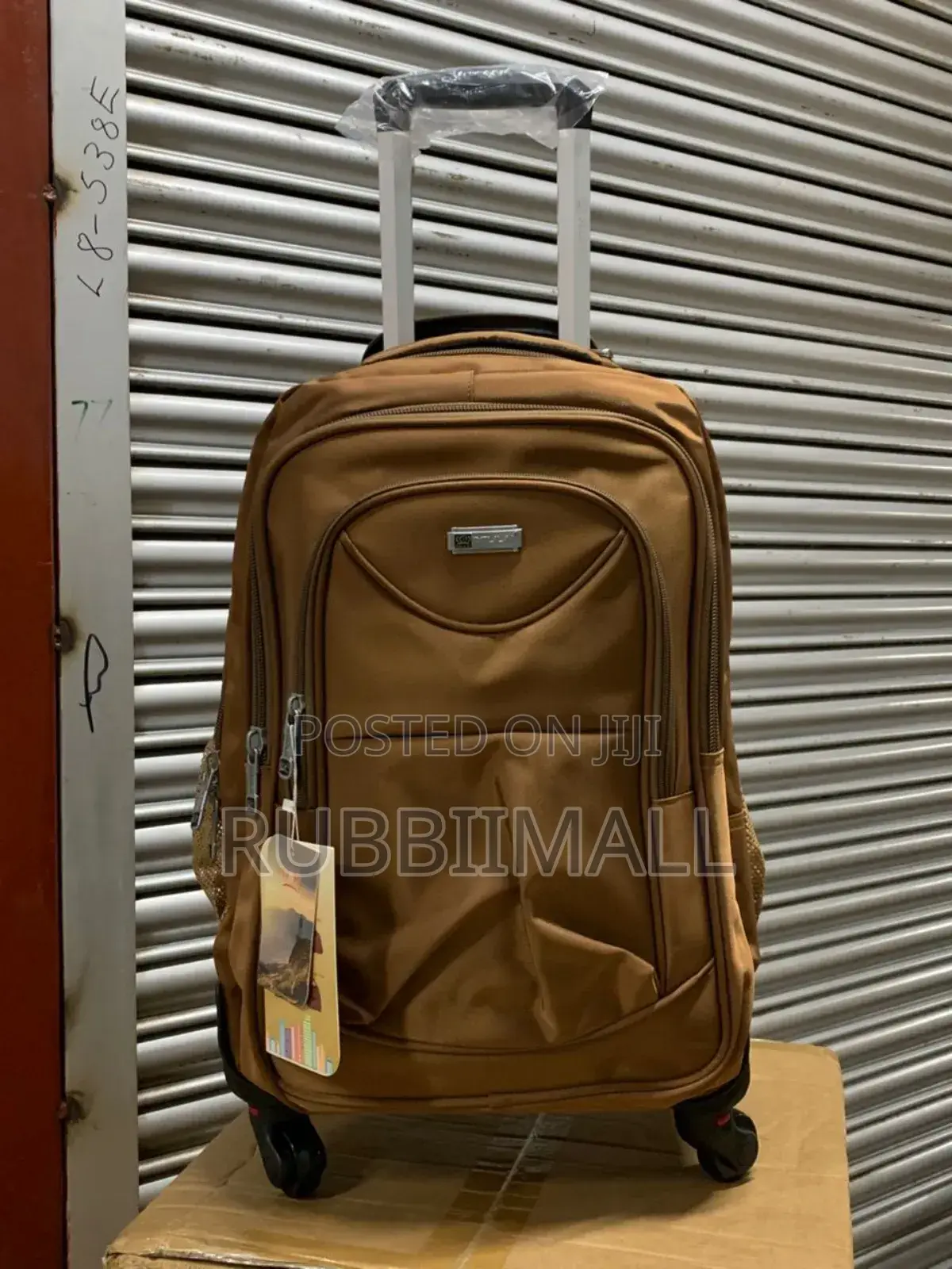 Trolley Back Pack ~ Brown