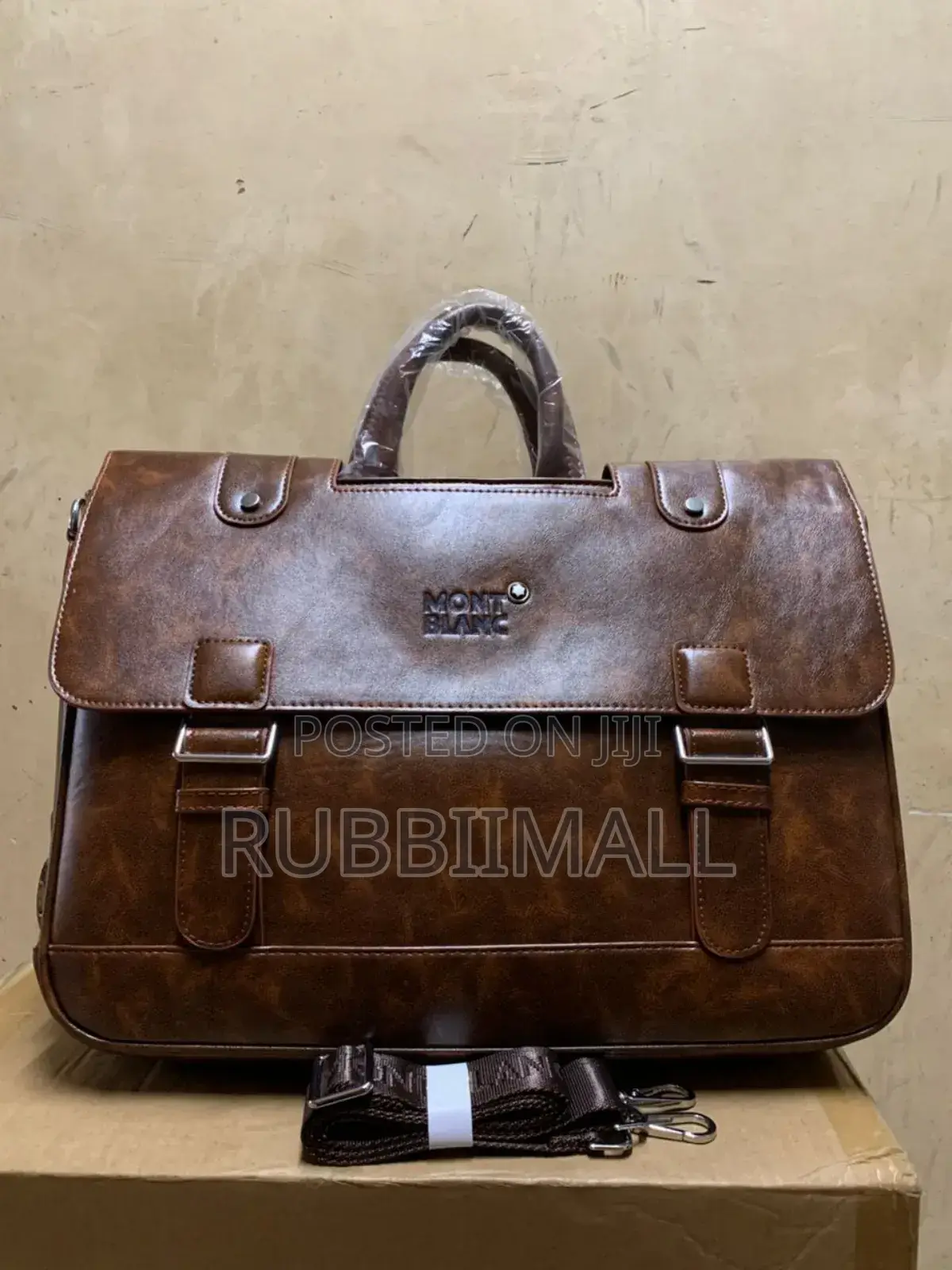 Business-Style Leather Briefcase