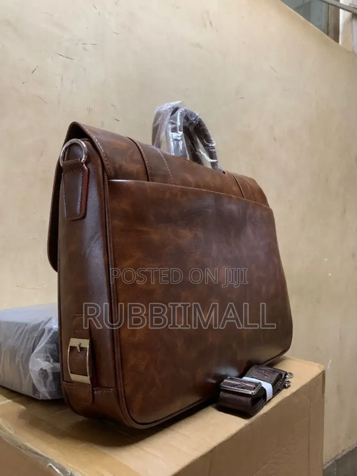 Business-Style Leather Briefcase