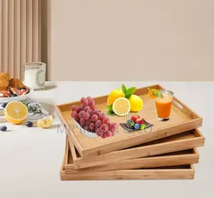 Rectangular Bamboo Serving Tray