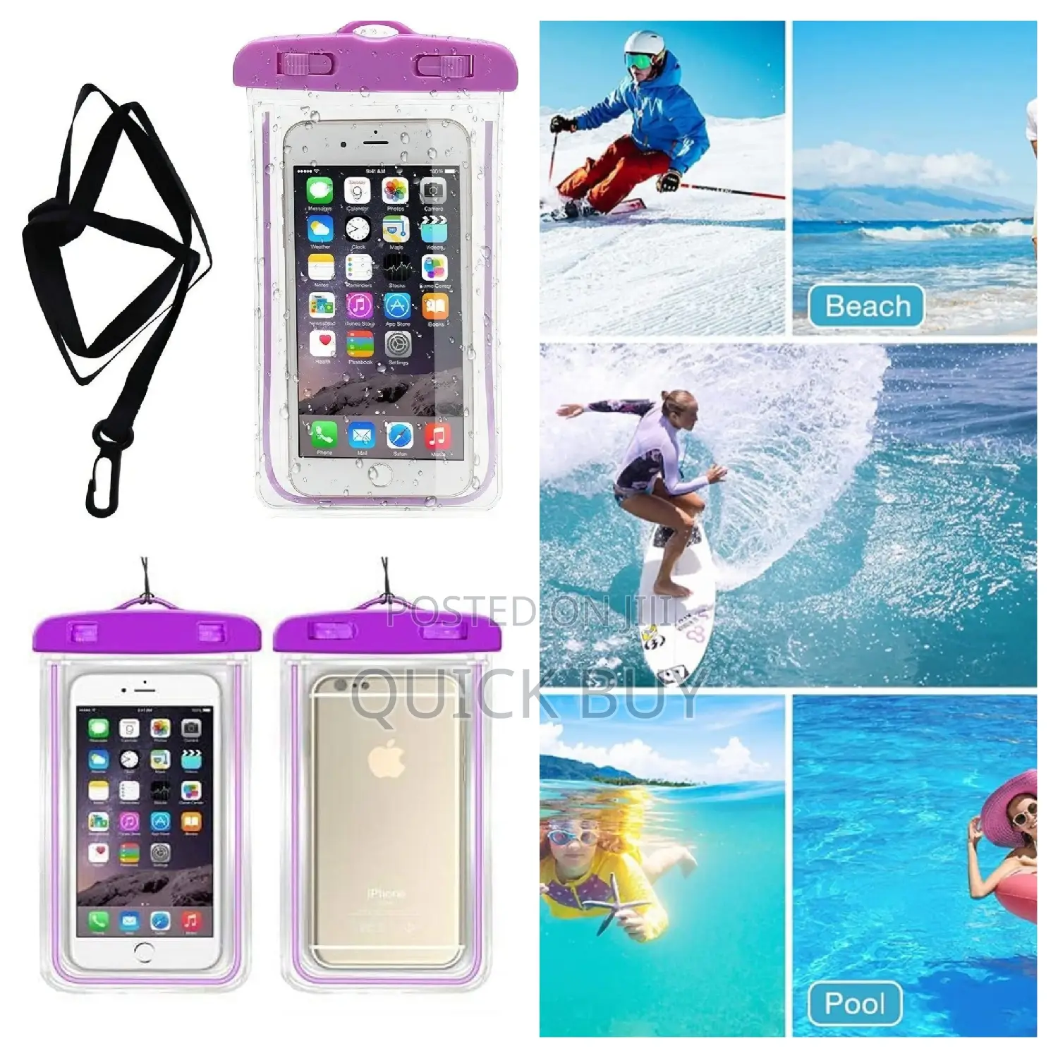 Waterproof Bag Case Cover for Phones.