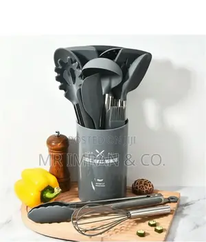 15-Piece Silicone Kitchen Utensil Set