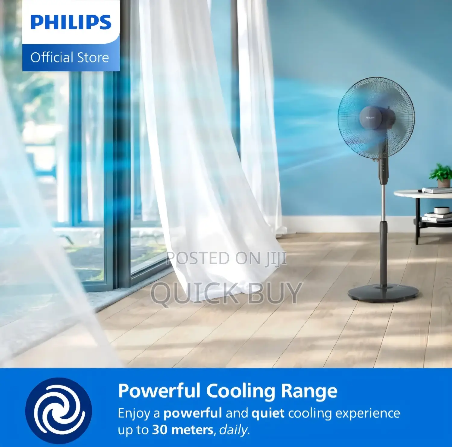 Philips Series 600 Pedestal Fan, Model Acp620/01.