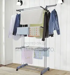 3-tier Foldable Clothing Rack