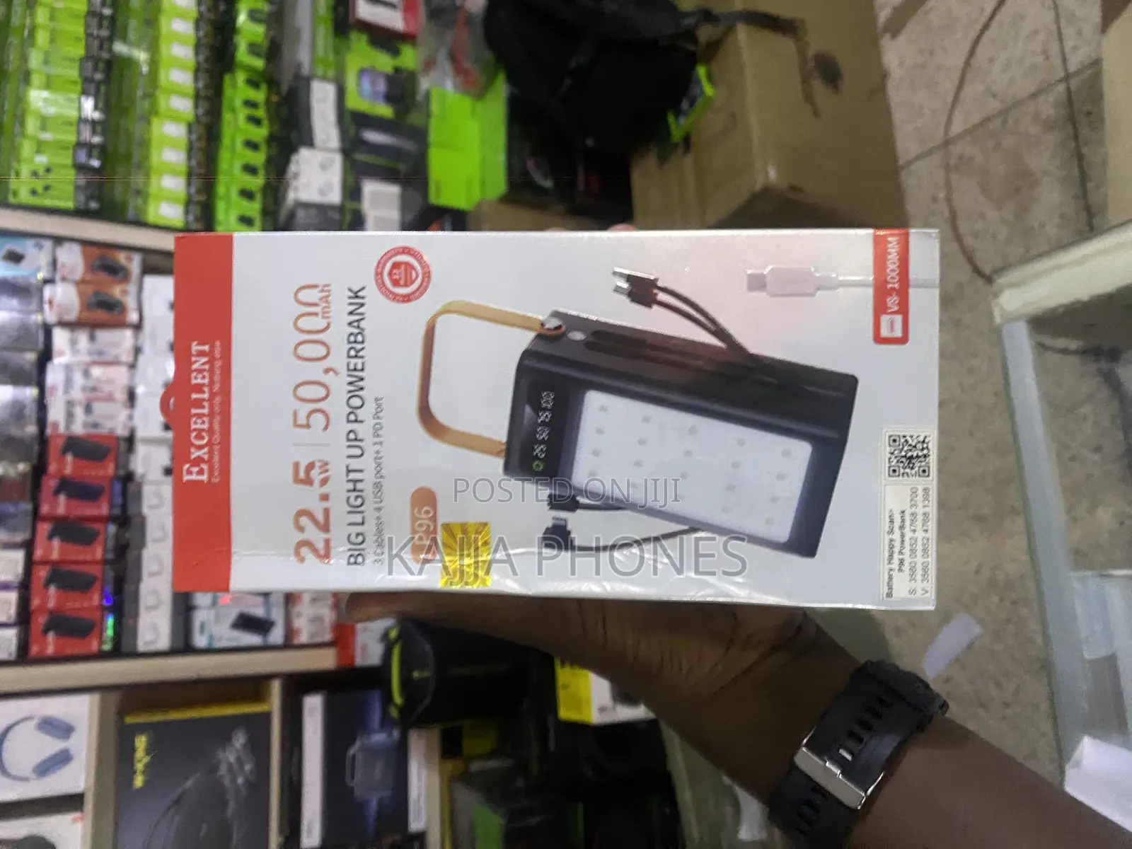 Exellent 22.5watts 50000mah Power Bank