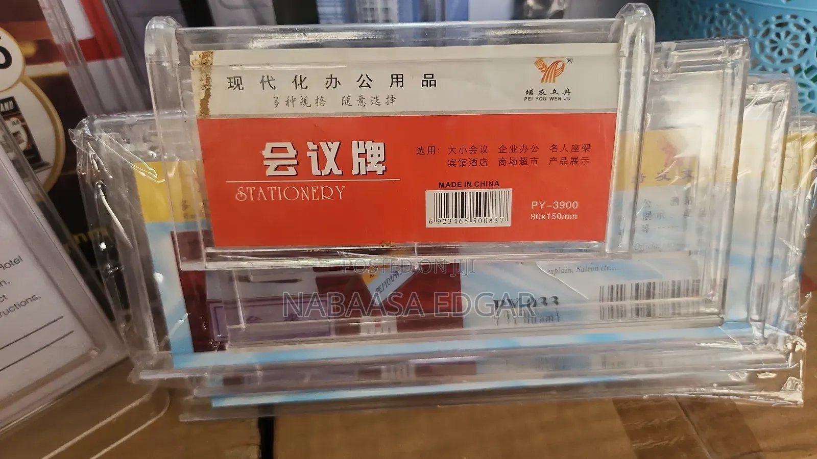 Menu Display Stands