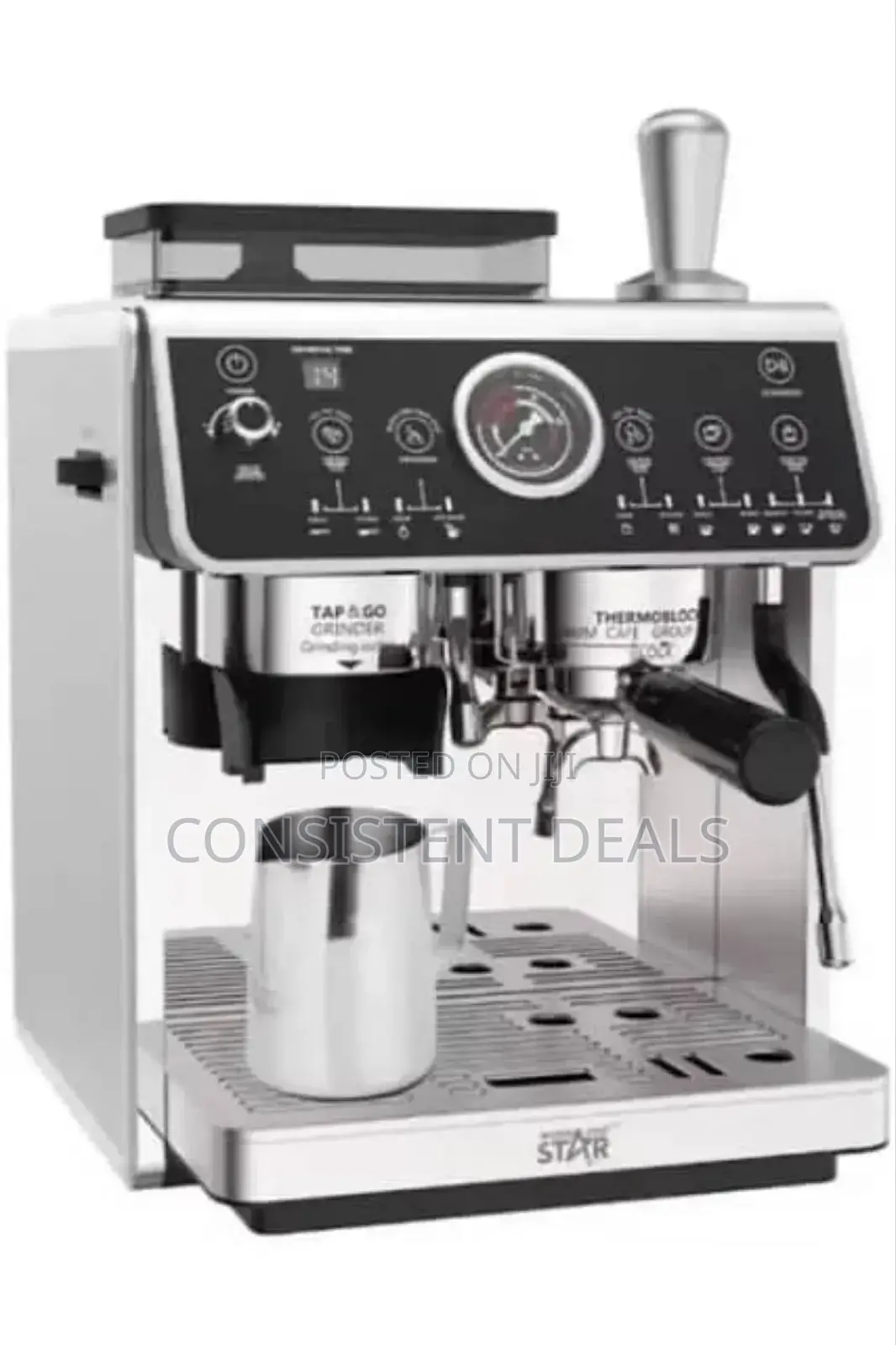 Espresso Maker 58mm Coffee Machine Coffee Grinder Milk Frother