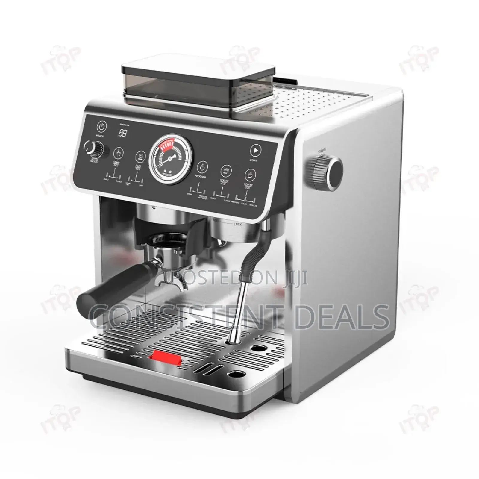 Espresso Maker 58mm Coffee Machine Coffee Grinder Milk Frother