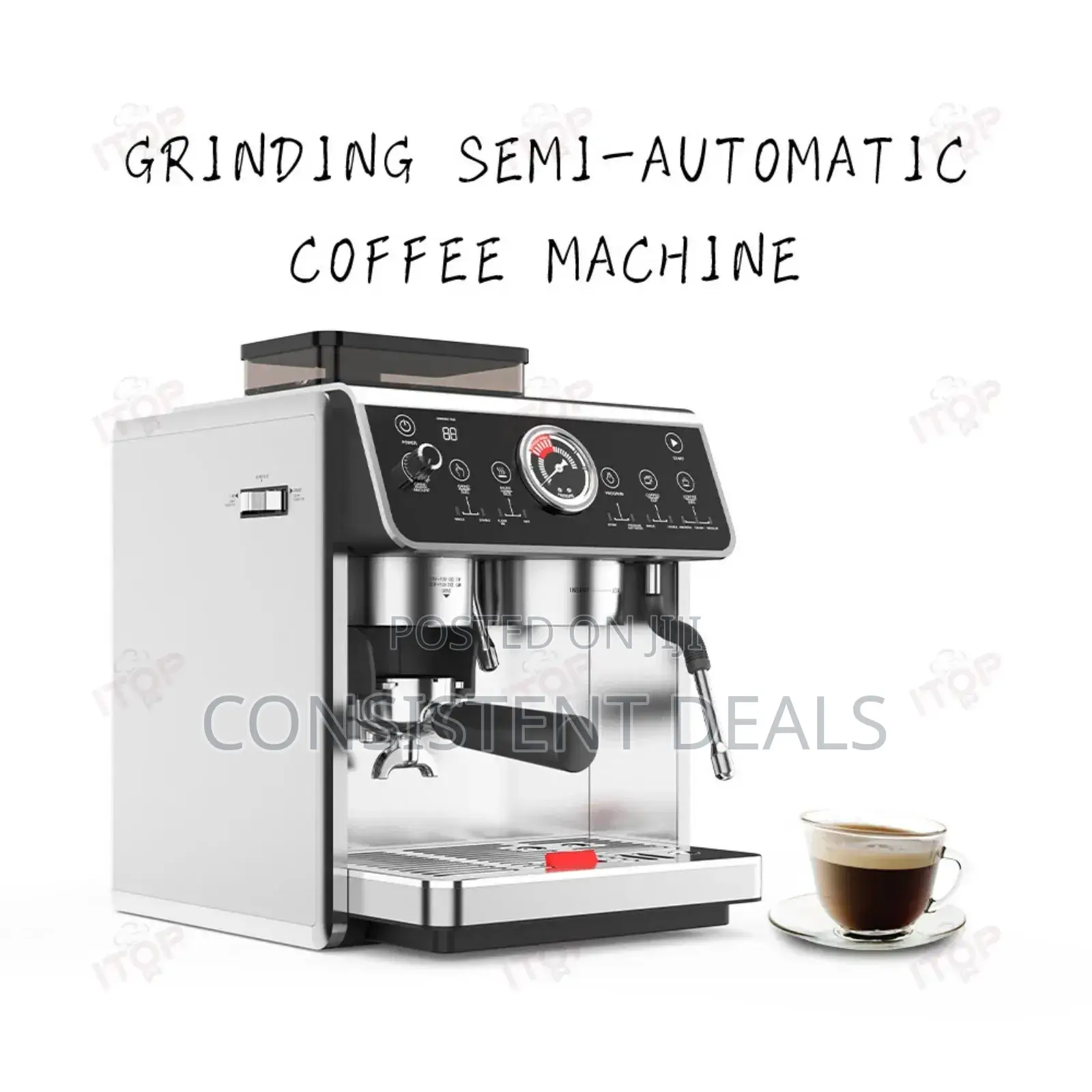 Espresso Maker 58mm Coffee Machine Coffee Grinder Milk Frother