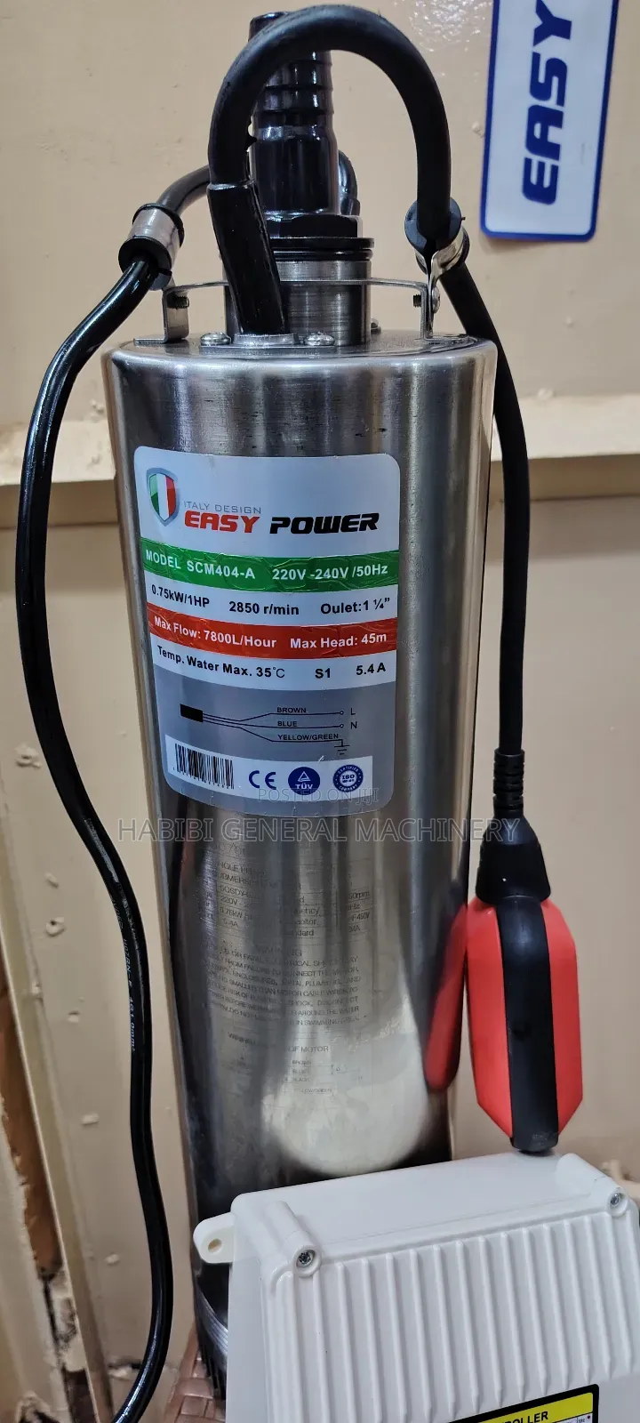 45m Easy Power Electric Pump(Submersible)
