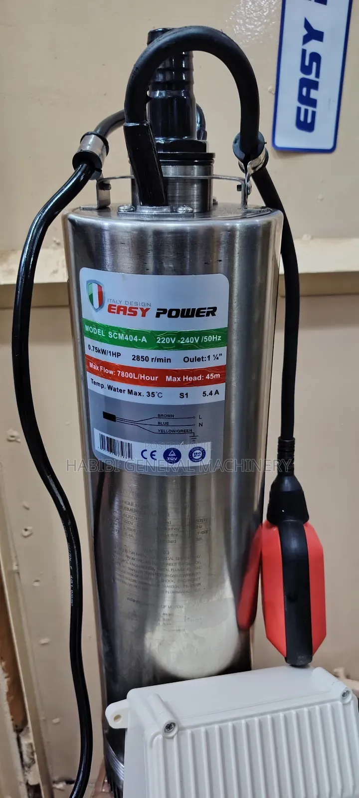 45m Easy Power Electric Pump(Submersible)