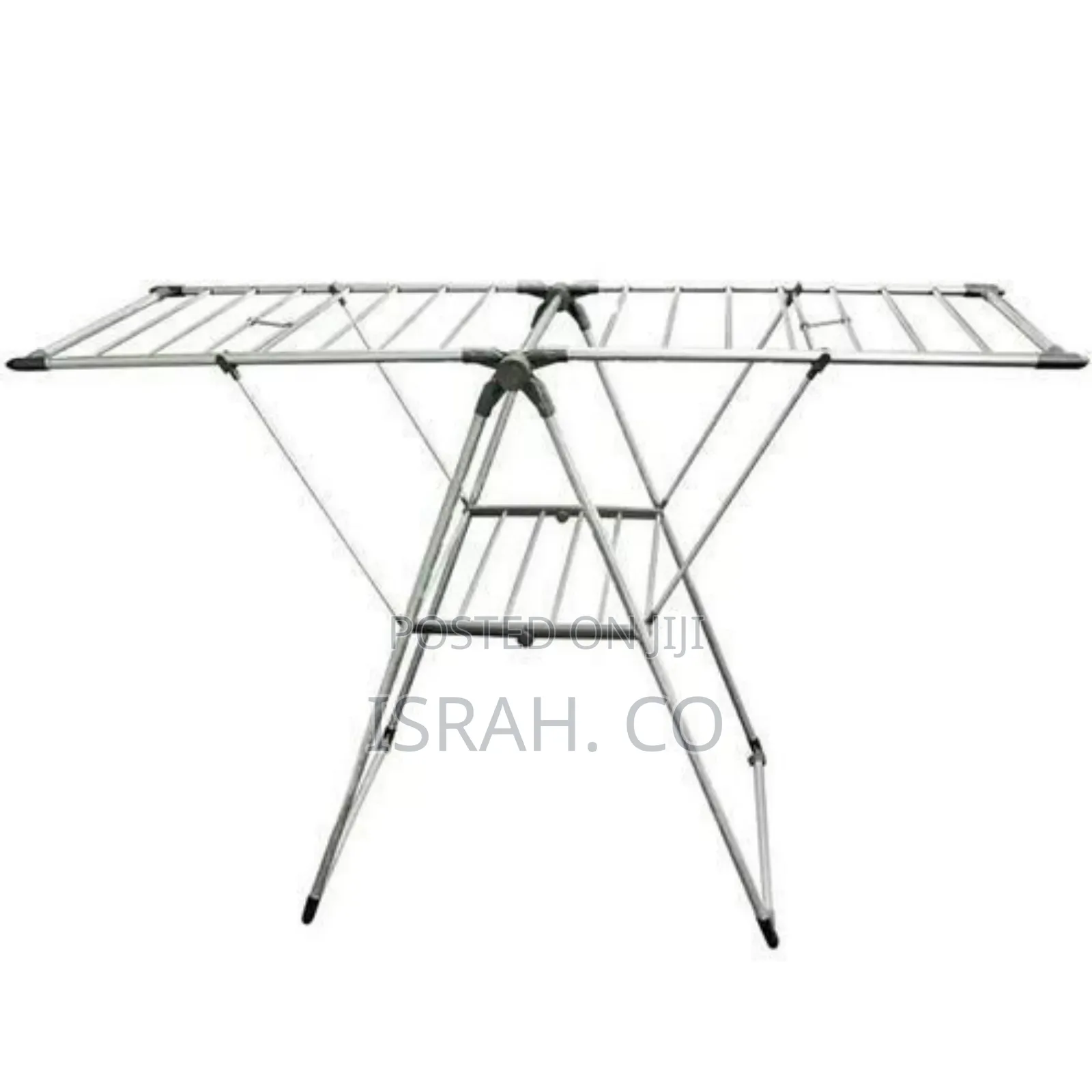 Versatile Stainless Steel Folding Laundry Drying Rack