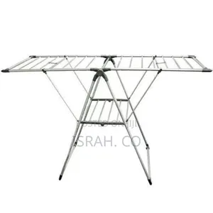 Versatile Stainless Steel Folding Laundry Drying Rack