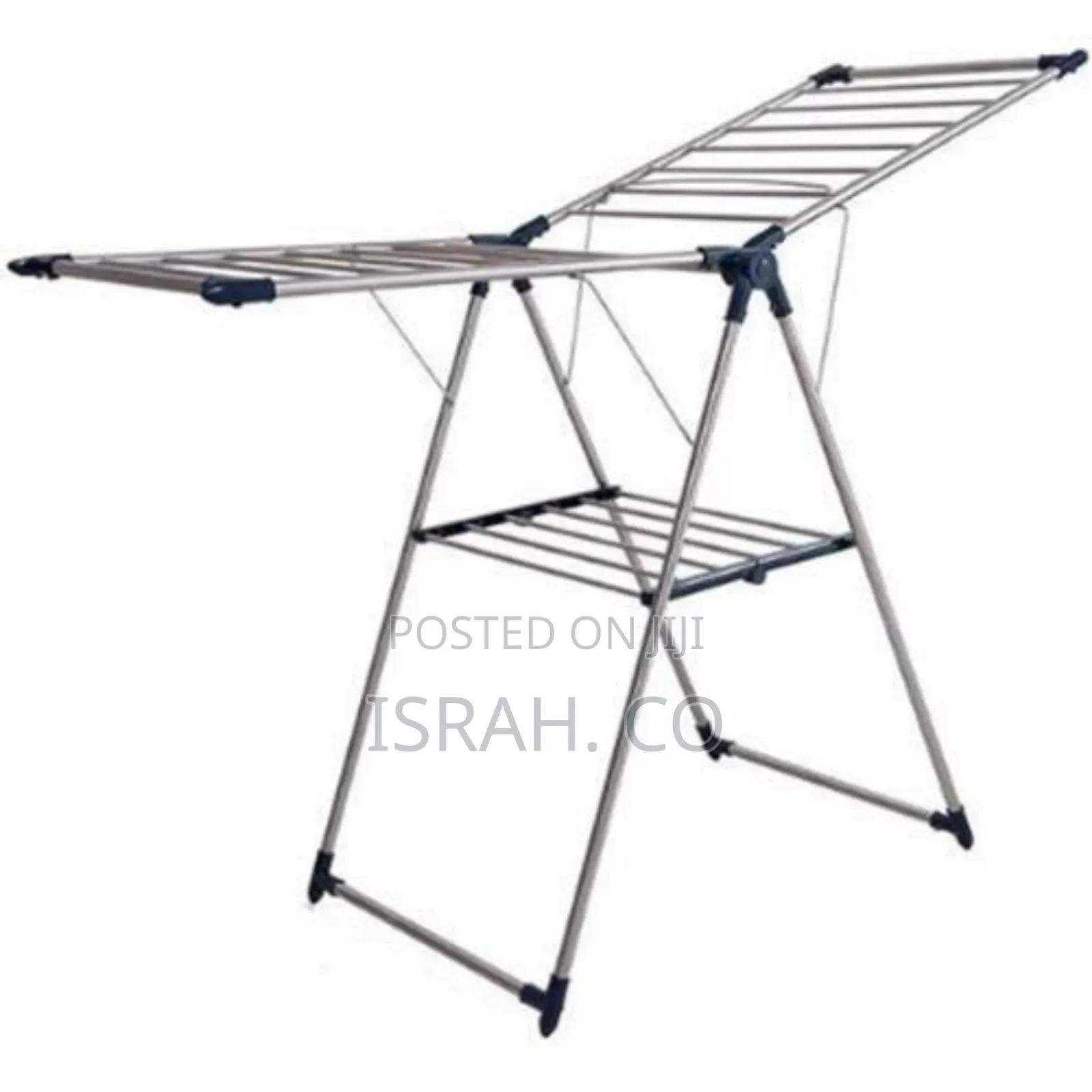 Versatile Stainless Steel Folding Laundry Drying Rack