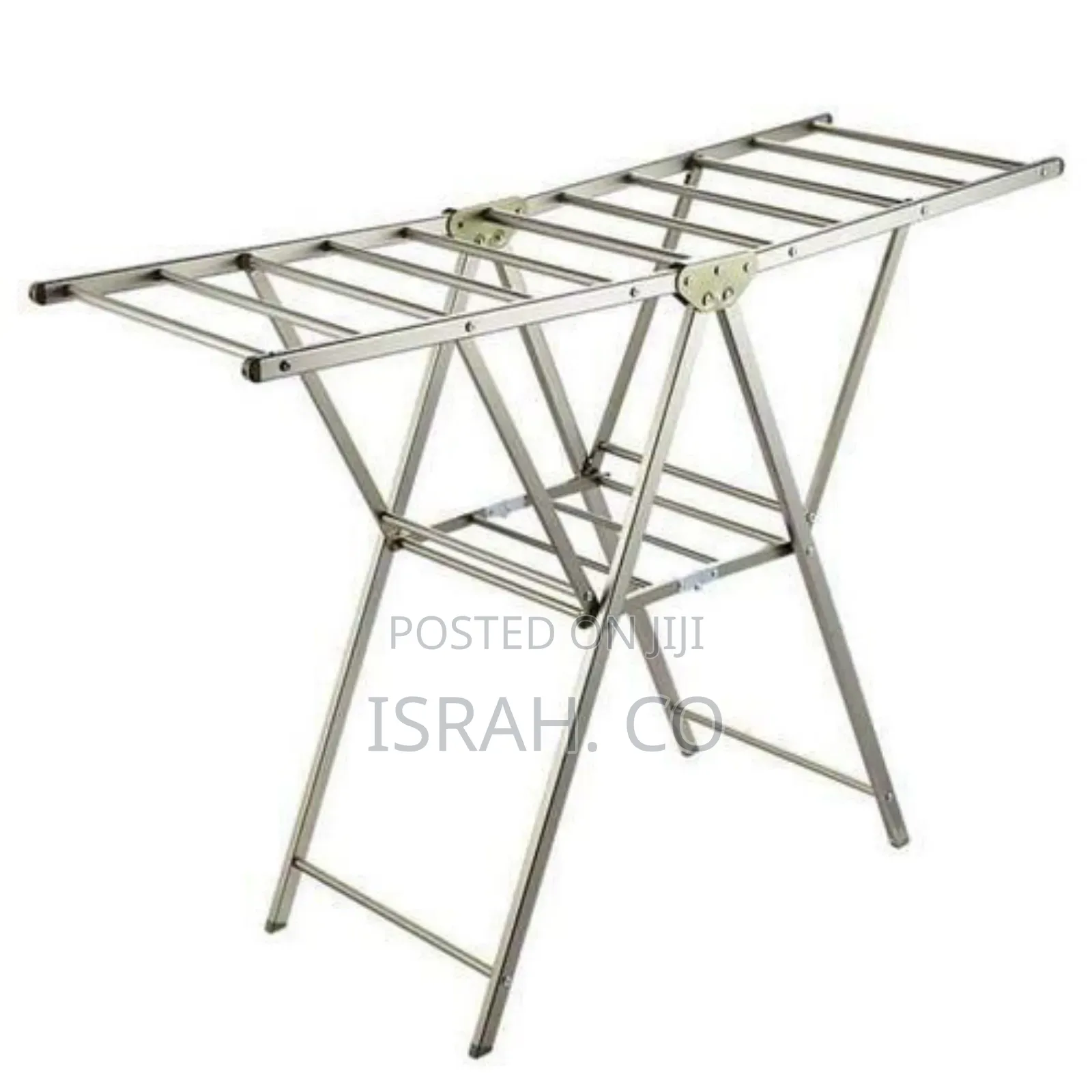 Versatile Folding Stainless Steel Laundry Drying Rack