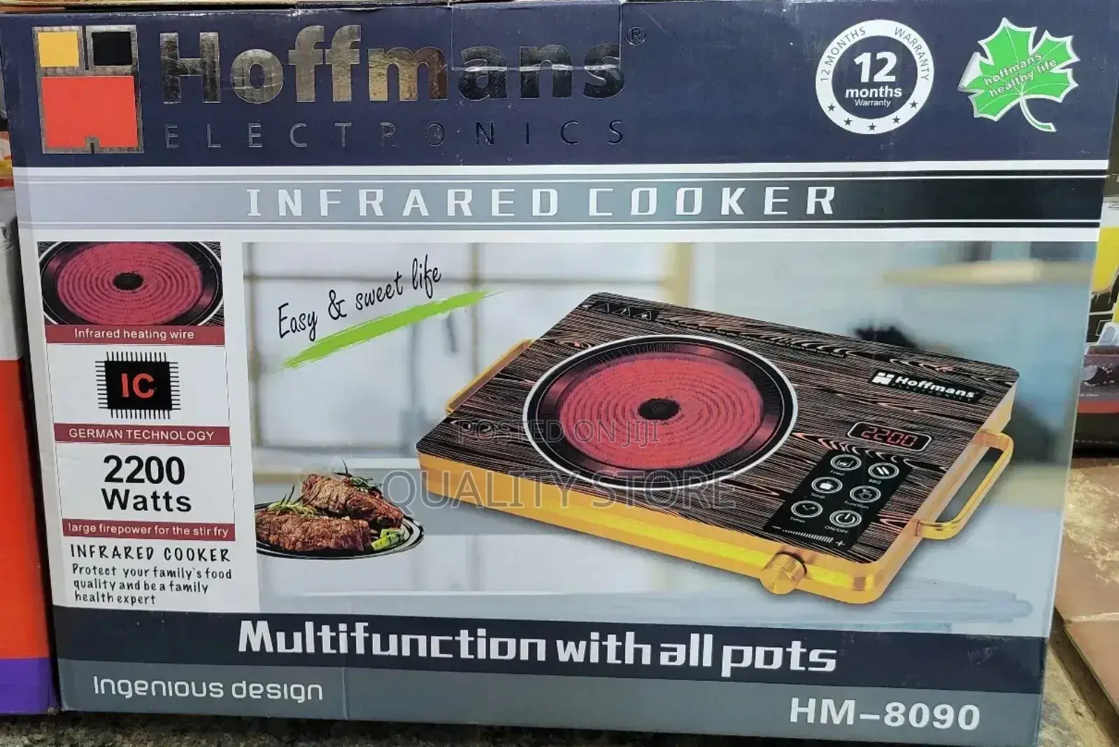 Hoffmans Electric Infrared Cooker Hm-8090