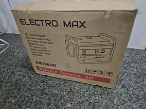 Electro Max Em 1500w Petro Generator