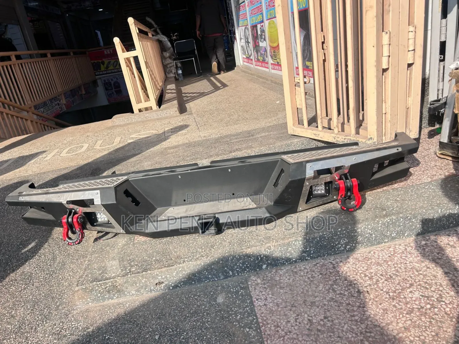 Hilux Revo and Rocco Heavy Duty Steel Rear Bumper