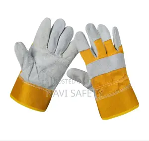 Leather And Cotton Gloves