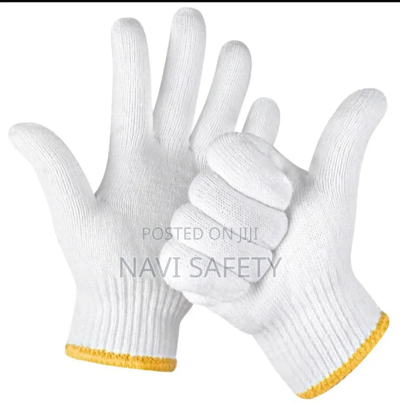 Leather And Cotton Gloves