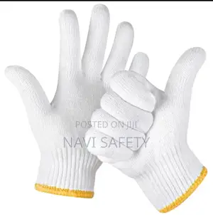 Leather And Cotton Gloves