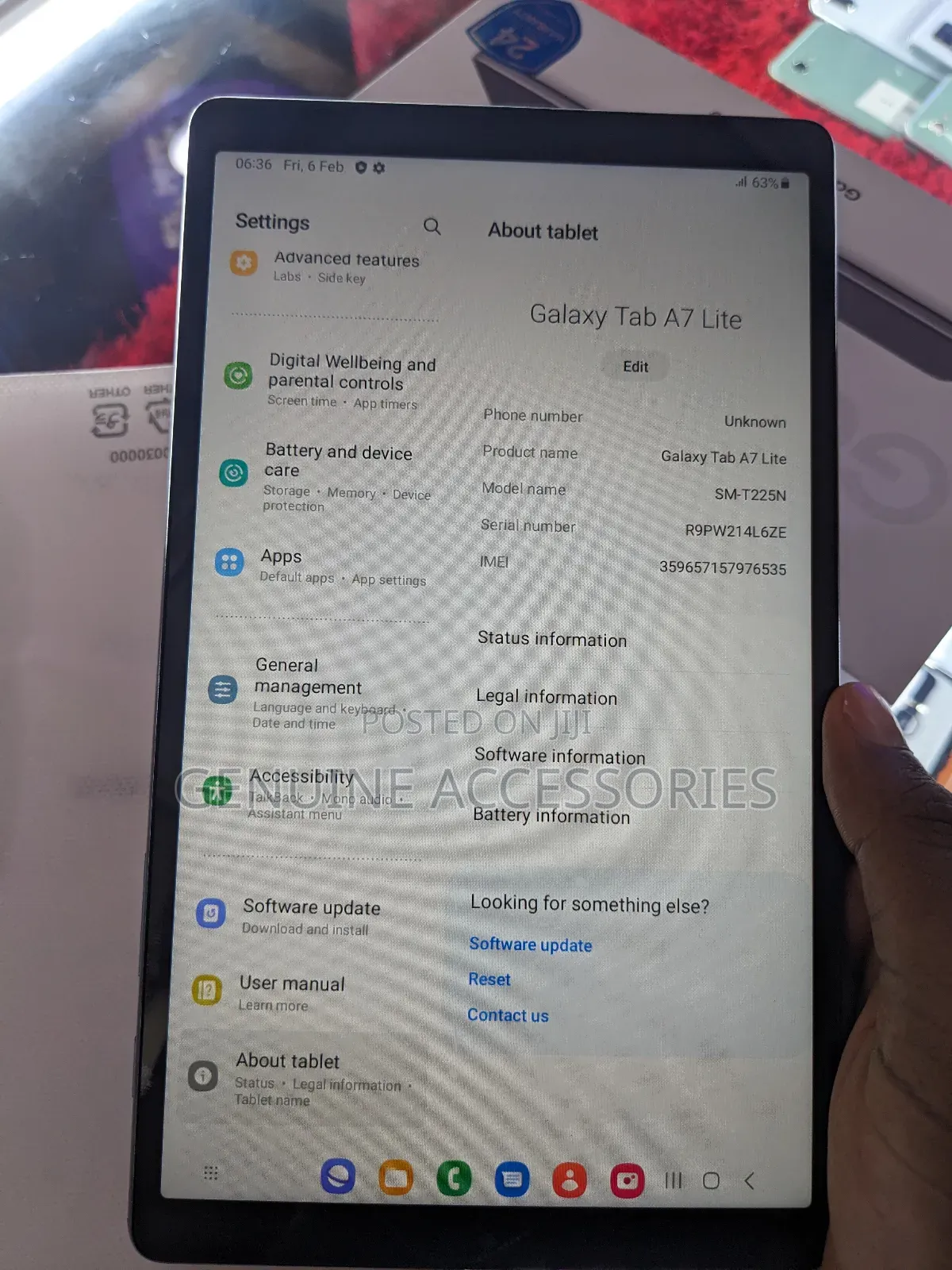 Samsung Galaxy Tab A7 Lite 32 GB Gray