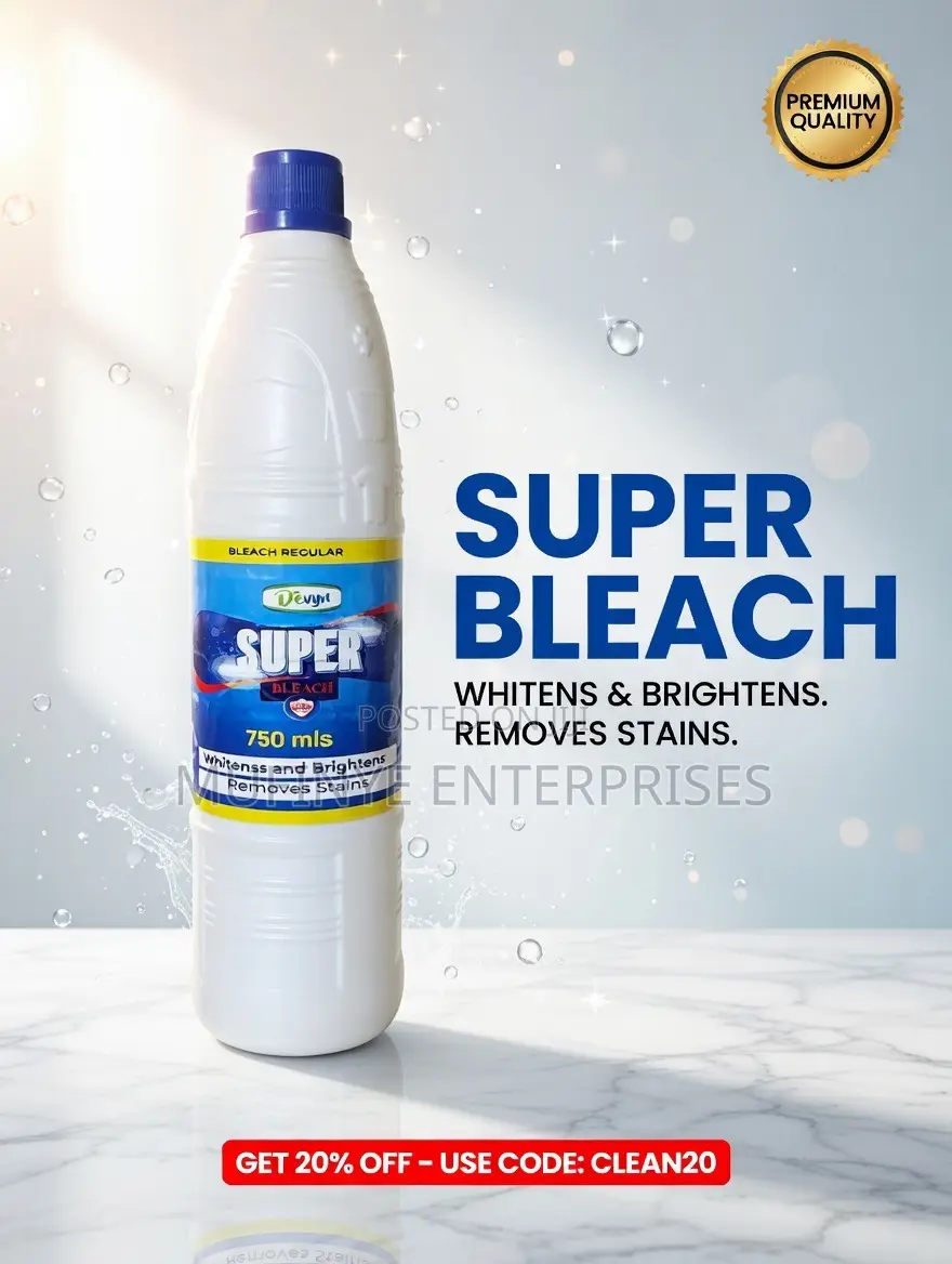 Devyn Super Bleach – Premium Quality for Super Clean Whites!