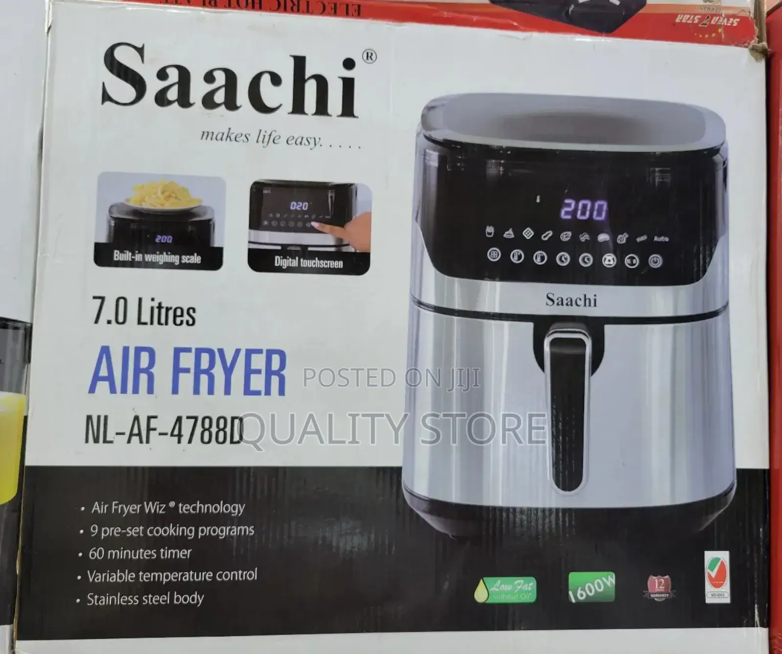 Saachi Electric Air Flyer 7 L Nl-Af-4788d