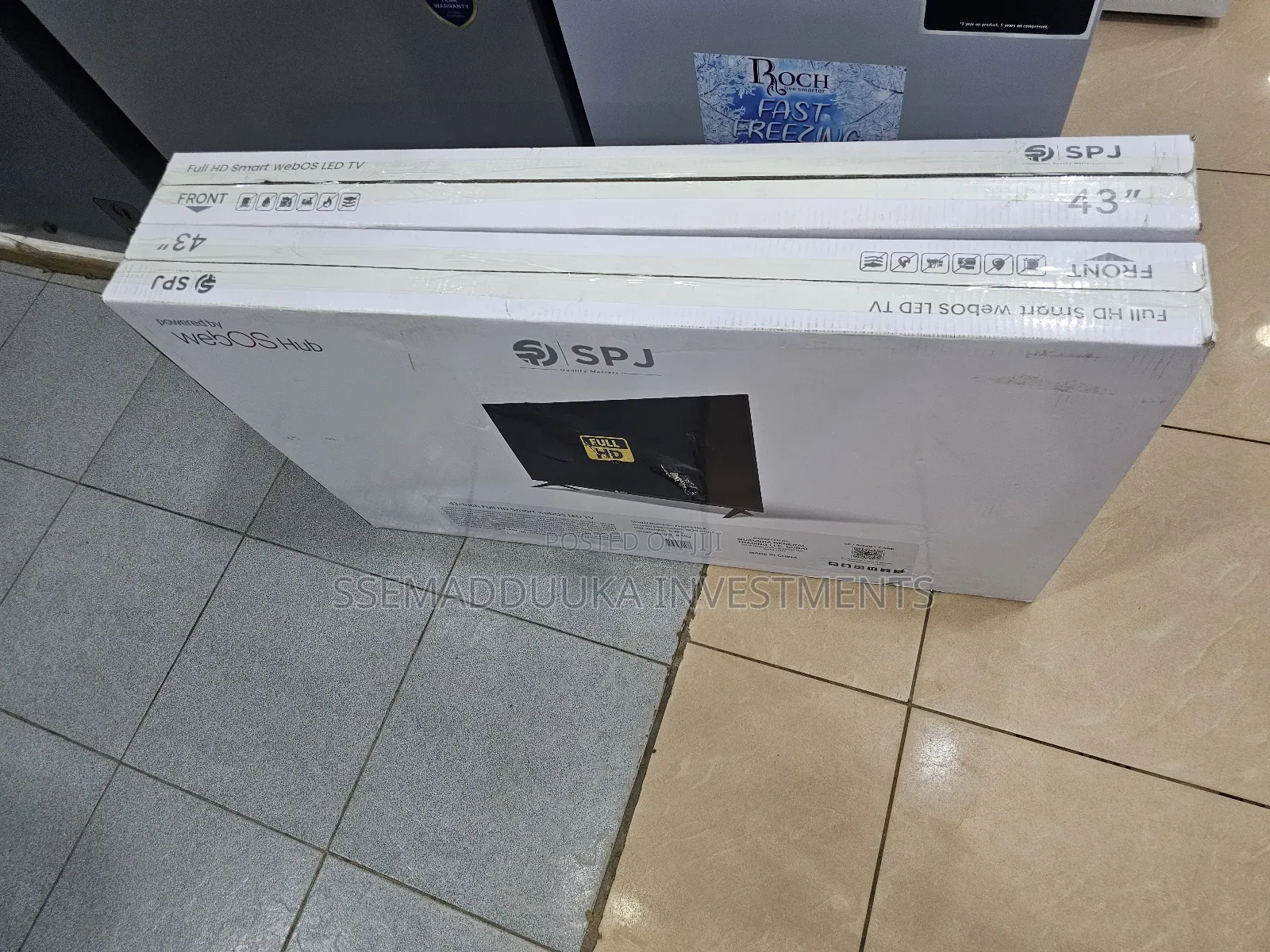 SPJ 43inches Smart Frameless Tv