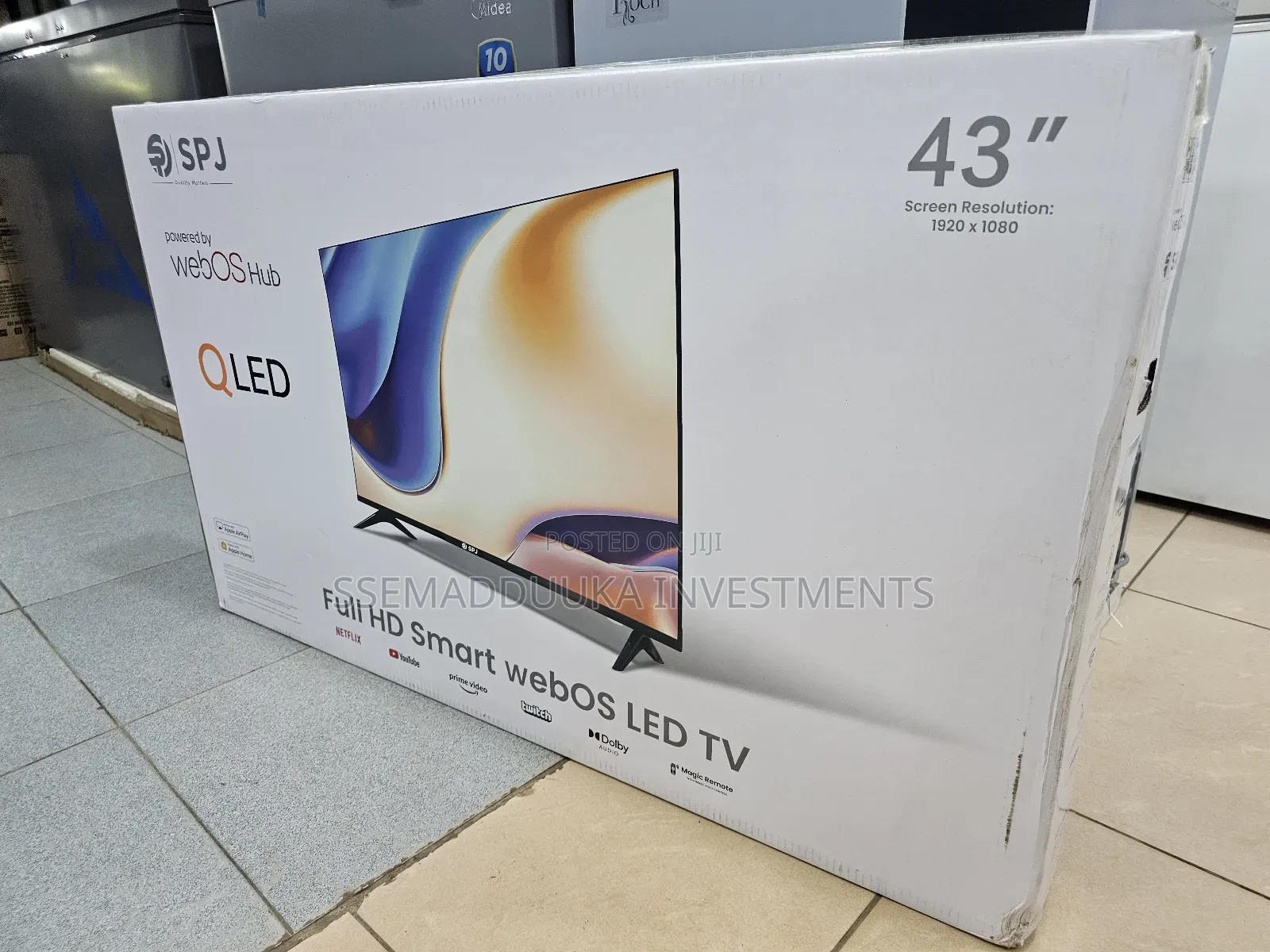SPJ 43inches Smart Frameless Tv